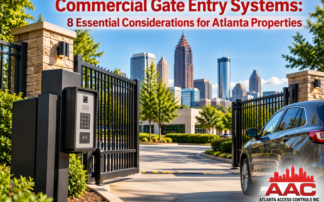 Commercial Gate Entry Systems: 8 Essential Considerations for Atlanta Properties